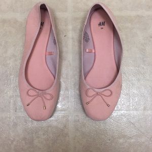 Pink Ballet Flats with Bows